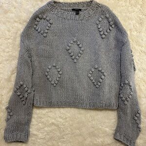 Forever 21 Gray Knit Women's Sweater